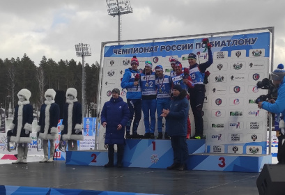 Старт чемпионата России по биатлону