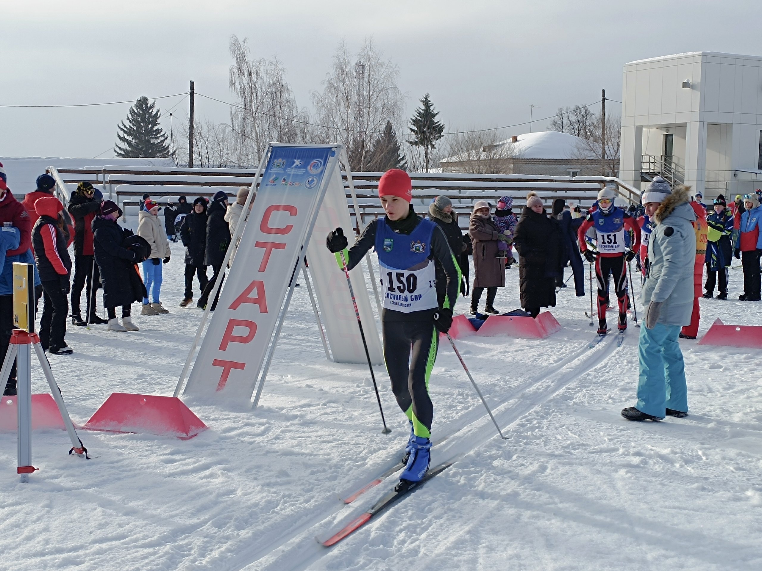 Лыжные гонки в Заводоуковске.