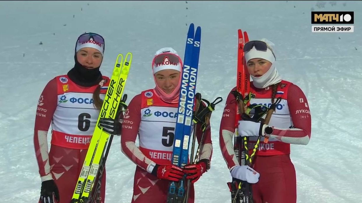 Елизавета Пантрина - победительница спринта на 5-м этапе ФосАгро Кубок России по лыжным гонкам в Перекопе!