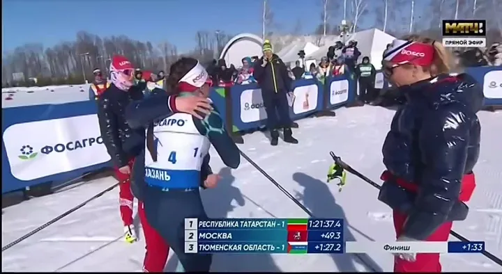 Бронза в женской эстафете на Чемпионате России