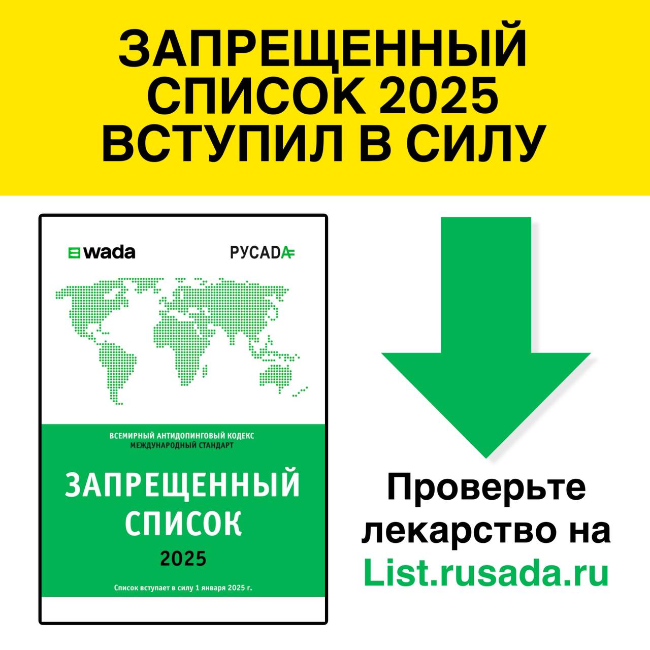 Запрещенный список 2025 вступил в силу