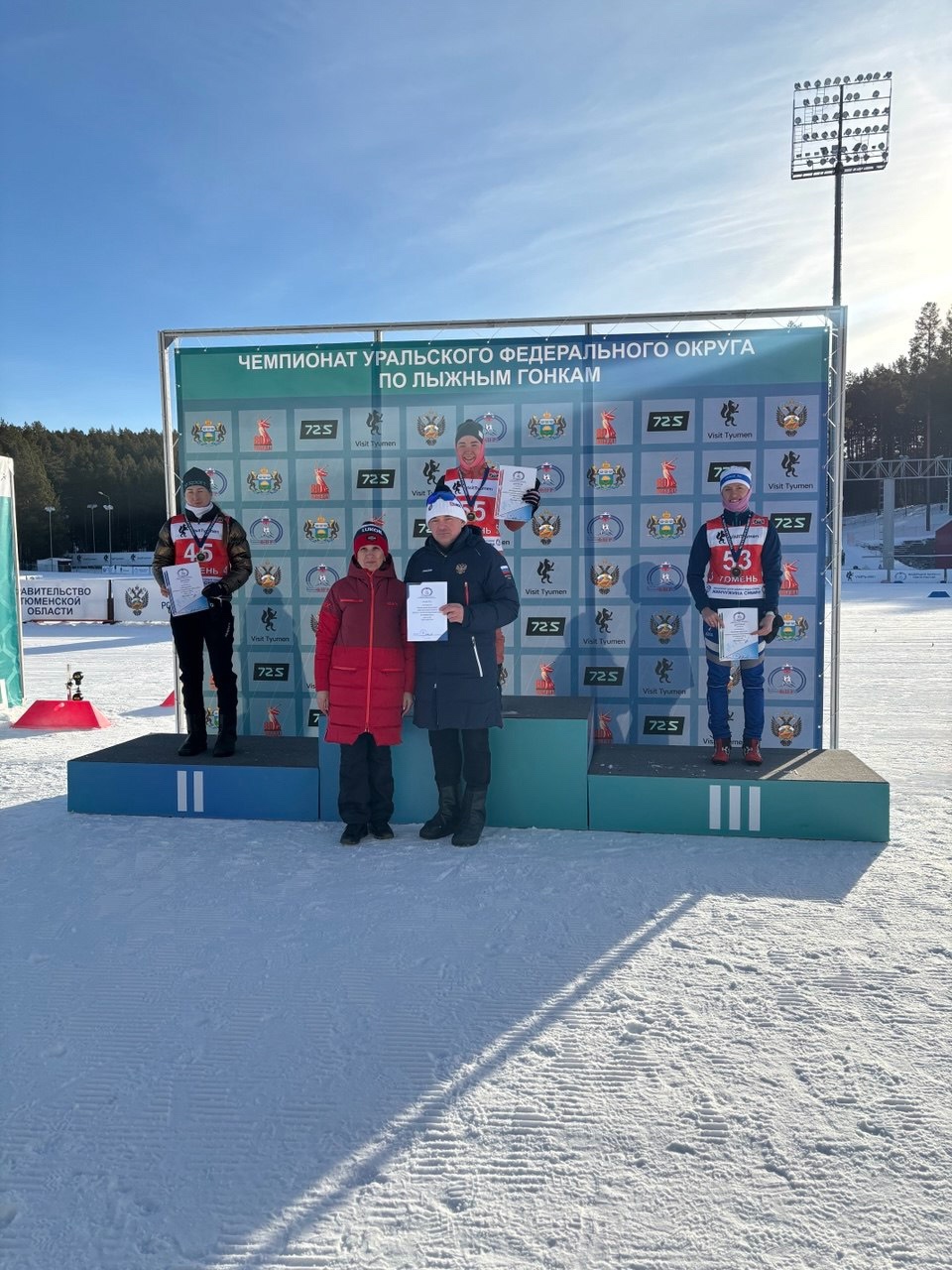 Заключительные результаты Чемпионата УФО по лыжным гонкам